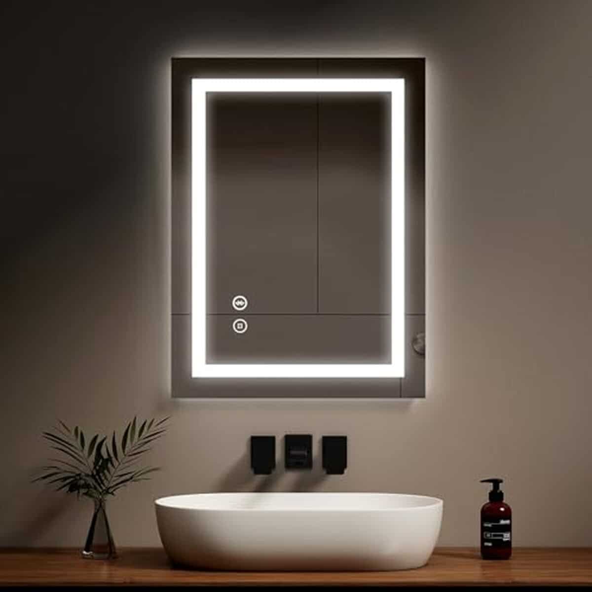 Test du miroir intelligent EMKE : bluetooth, lED et anti-buée