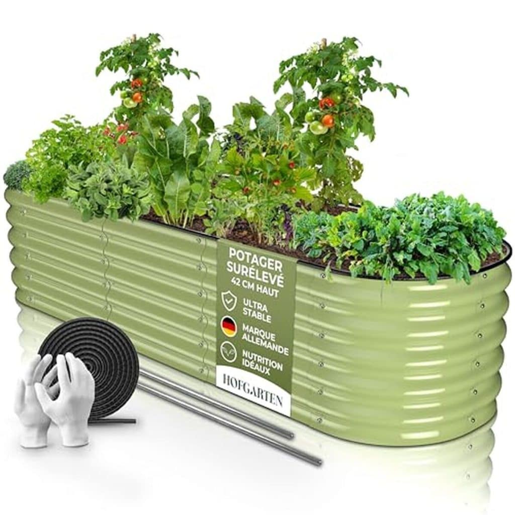 Test du potager surélevé Hofgarten QuickGrow en acier galvanisé