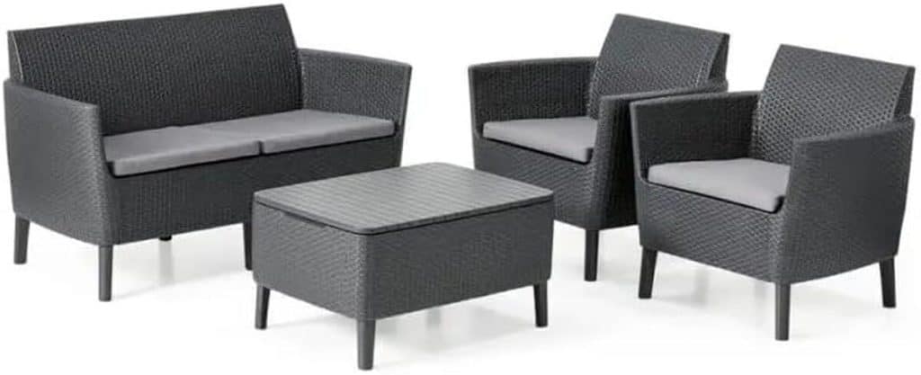 Test du salon de jardin Keter Salemo 2 places : style et confort