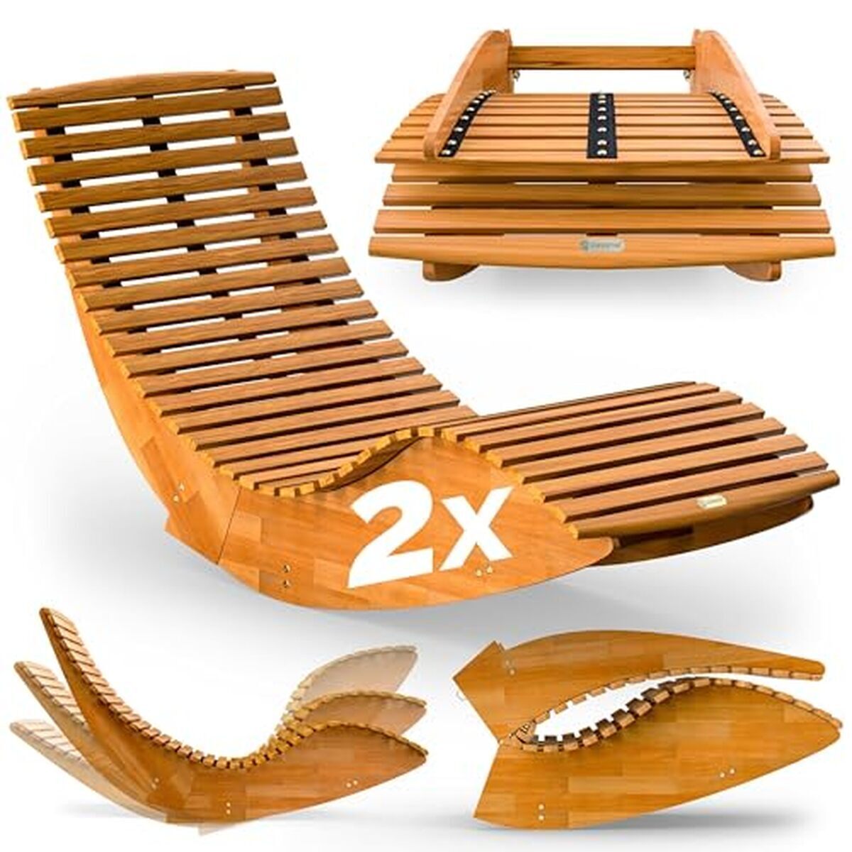 Test du transat pliable Casaria : confort et élégance en bois d'acacia