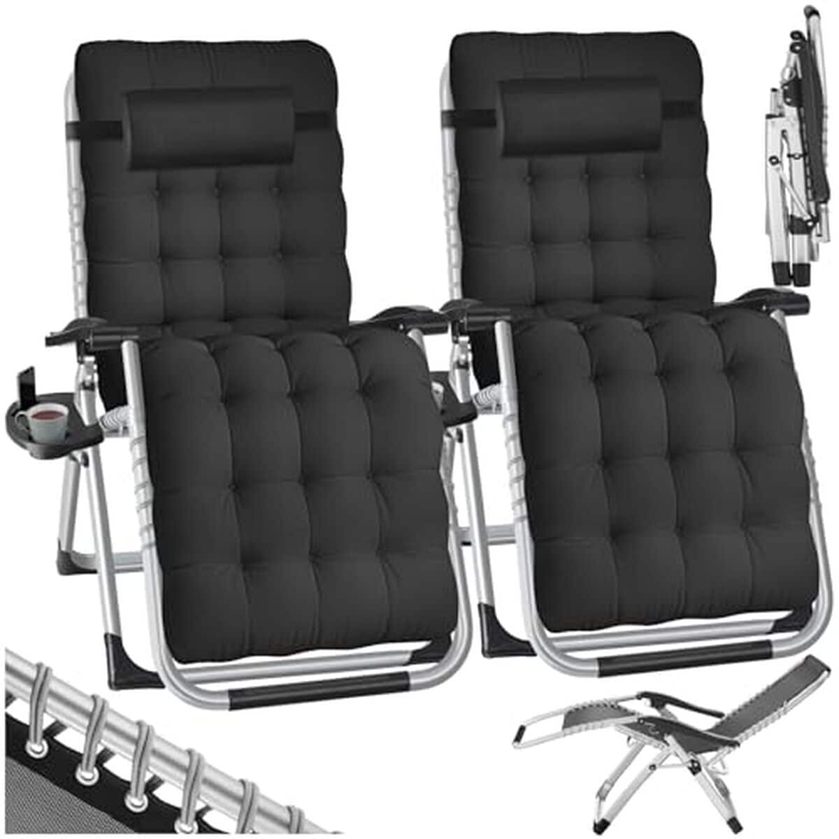 Test fauteuils pliables TecTake pour le jardin