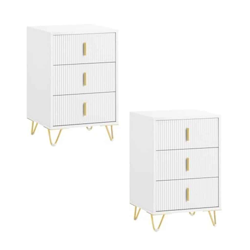 Test : tables de chevet SoBuy FBT115-L-Wx2, modernité et rangement