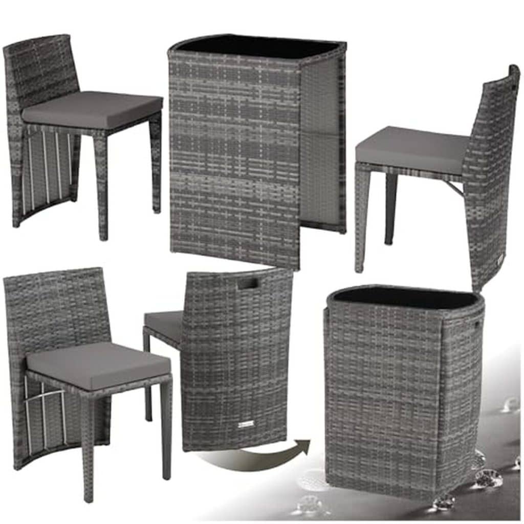 Test : salon de jardin 2 personnes TecTake® en poly rotin